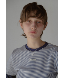 LETERIE（レテリー）の「MINI RIBBON NECKLACE_SILVER（ネックレス）」