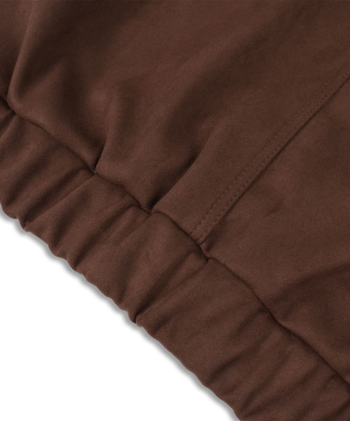 DOFFSEPT(ドフセプト)の「Vegan Leather Suede Crop Bomber in Mocha(ライダースジャケット・レディース・その他・FREE)」の8枚目の写真