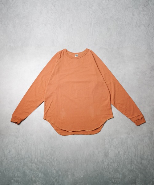 B.I.D.(ビーアイディー)の「《天竺 ラグラン袖リブロングスリーブTシャツ》(Tシャツ/カットソー・レディース・ホワイト/オレンジ系/ブラック/カーキ/ベージュ・MEDIUM/LARGE)」の5枚目の写真