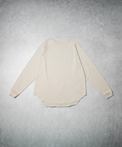 B.I.D.(ビーアイディー)の「《天竺 ラグラン袖リブロングスリーブTシャツ》(Tシャツ/カットソー・レディース・ホワイト/オレンジ系/ブラック/カーキ/ベージュ・MEDIUM/LARGE)」の18枚目の写真