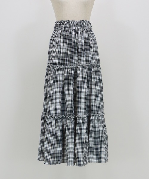 BLUEEAST(ブルーイースト)の「ギンガムチェックティアードスカート(スカート・レディース・ブルー/ブラック・MEDIUM)」の17枚目の写真