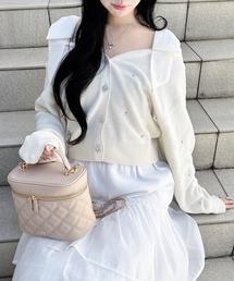 INGNI | 肩リボン装飾付ニットカーディガン(カーディガン/ボレロ)