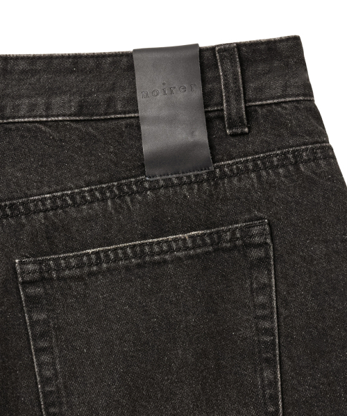 NOIRER(ノイア)の「キャットウォッシングワイドバミューダデニムパンツ(ブラック)(デニムパンツ・メンズ・その他・48/50/52)」の7枚目の写真