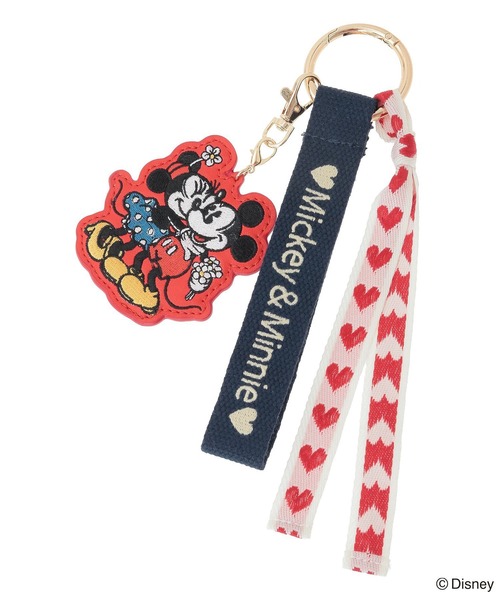 Disney（ディズニー）の「ミッキー＆フレンズ/刺繍チャーム（その他小物・レディース・レッド・FREE）」の3枚目の写真