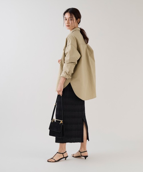 marmors(マルモア)の「【marmors】ルーズシャツ(シャツ/ブラウス・レディース・サックスブルー/ライトベージュ/カーキ/ネイビー・36)」の10枚目の写真