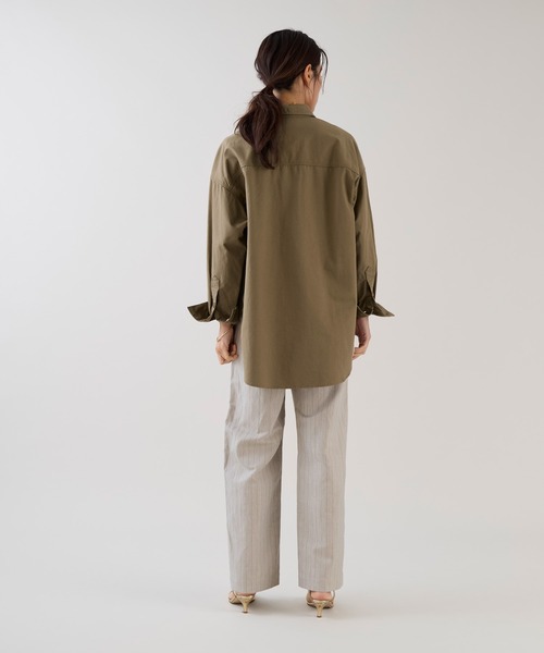 marmors(マルモア)の「【marmors】ルーズシャツ(シャツ/ブラウス・レディース・サックスブルー/ライトベージュ/カーキ/ネイビー・36)」の18枚目の写真