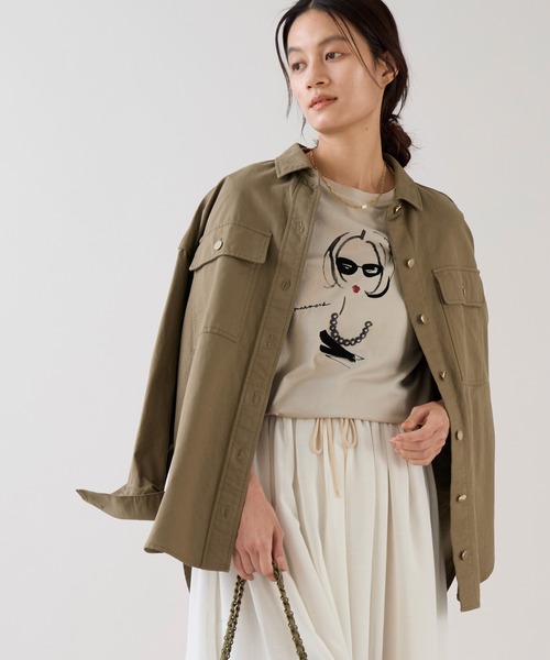 marmors(マルモア)の「【marmors】ルーズシャツ(シャツ/ブラウス・レディース・サックスブルー/ライトベージュ/カーキ/ネイビー・36)」の19枚目の写真