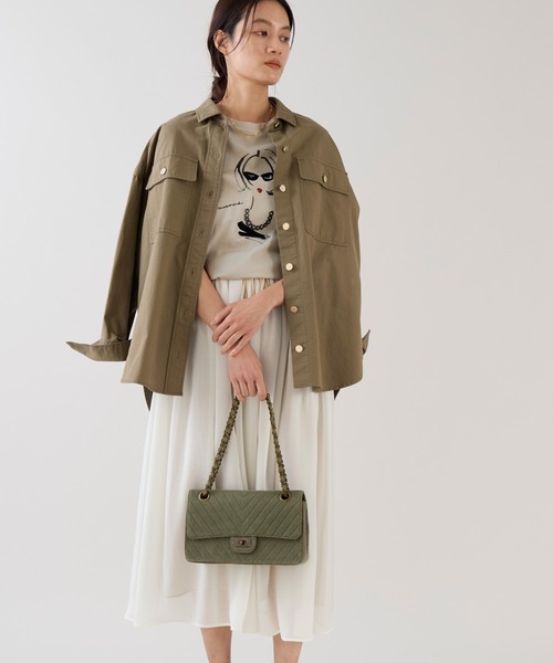 marmors(マルモア)の「【marmors】ルーズシャツ(シャツ/ブラウス・レディース・サックスブルー/ライトベージュ/カーキ/ネイビー・36)」の20枚目の写真