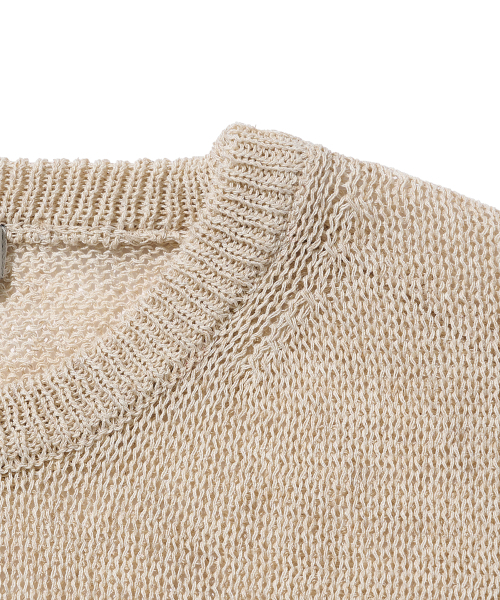 CARGOBROS FOR WOMAN（カーゴブロスフォーウィメン）の「ルーズパンチングサマー ニット (オートミール)（ニット/セーター・レディース・その他・FREE）」の3枚目の写真