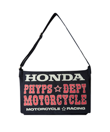 Honda Typography Duffel Canvas bag_Navy