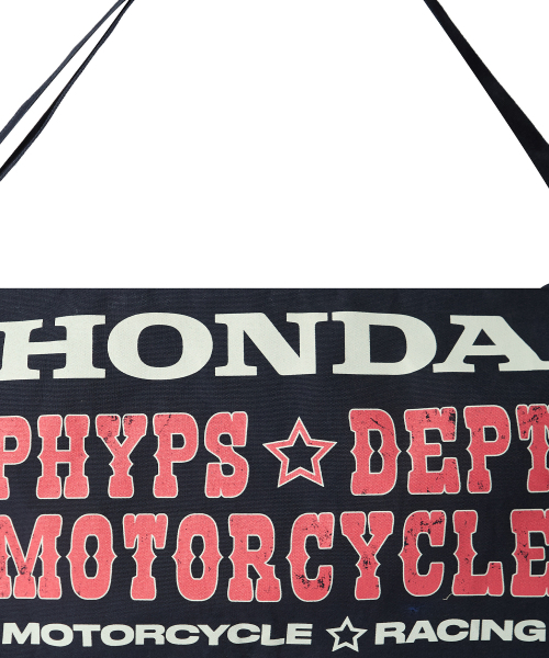 PHYPS MOTORCYCLE（フィップスモーターサイクル）の「Honda Typography Duffel Canvas bag_Navy（メッセンジャーバッグ・レディース・その他・FREE）」の4枚目の写真