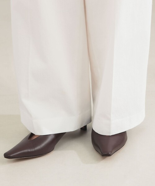 Demi-Luxe BEAMS（デミルクス ビームス）の「AK+1 / インタック セミワイド パンツ（その他パンツ・レディース・ベージュ/ホワイト・36/38）」の10枚目の写真