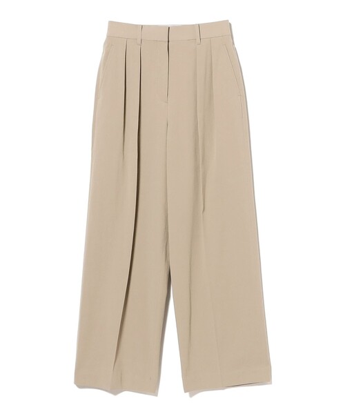 Demi-Luxe BEAMS（デミルクス ビームス）の「AK+1 / インタック セミワイド パンツ（その他パンツ・レディース・ベージュ/ホワイト・36/38）」の15枚目の写真
