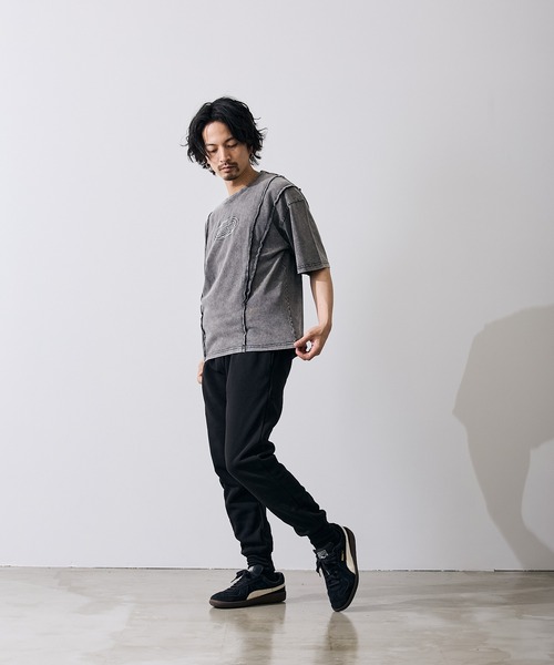 improves(インプローブス)の「ベーシック スウェット ジョガーパンツ(その他パンツ・メンズ・ブラック/グレイッシュベージュ/杢グレー/チャコール/ネイビー・MEDIUM/LARGE/X-LARGE)」の16枚目の写真