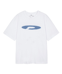 FDR（エフディーアール）の「Disk Logo Applique Short Sleeve White（Tシャツ/カットソー）」
