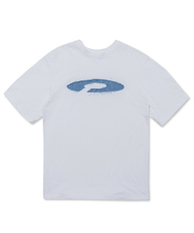 FDR（エフディーアール）の「Disk Logo Applique Short Sleeve White（Tシャツ/カットソー）」