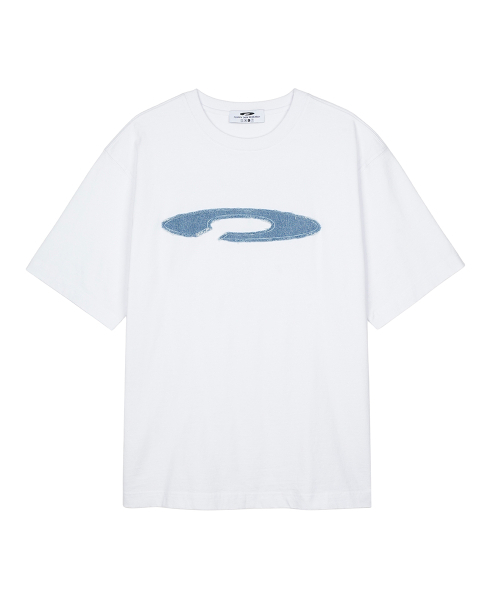 FDR(エフディーアール)の「Disk Logo Applique Short Sleeve White(Tシャツ/カットソー・メンズ・ホワイト/ライトホワイト・SMALL/MEDIUM/LARGE)」の3枚目の写真