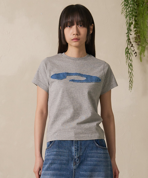 FDR(エフディーアール)の「Disk Logo Applique Short Sleeve White(Tシャツ/カットソー・メンズ・ホワイト/ライトホワイト・SMALL/MEDIUM/LARGE)」の6枚目の写真