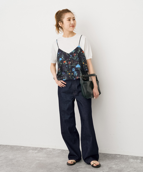 Spick & Span(スピックアンドスパン)の「《別注カラーあり》upper hights/アッパーハイツ THE OLIVIA*(デニムパンツ・レディース・ベージュ/ネイビー・22/23/24)」の4枚目の写真