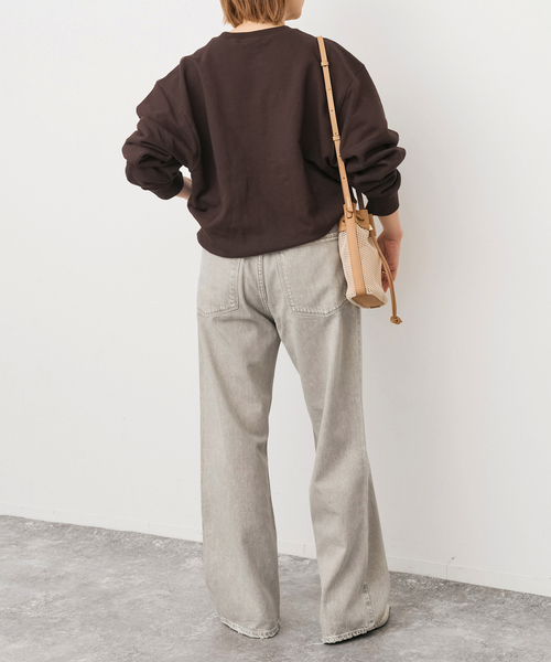 Spick & Span(スピックアンドスパン)の「《別注カラーあり》upper hights/アッパーハイツ THE OLIVIA*(デニムパンツ・レディース・ベージュ/ネイビー・22/23/24)」の12枚目の写真