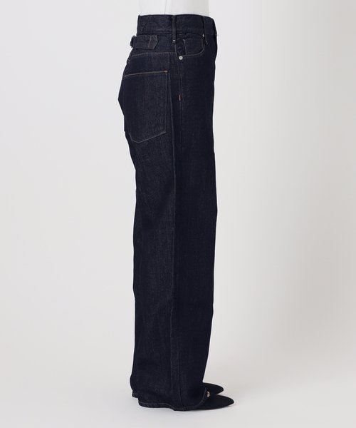 Spick & Span(スピックアンドスパン)の「《別注カラーあり》upper hights/アッパーハイツ THE OLIVIA*(デニムパンツ・レディース・ベージュ/ネイビー・22/23/24)」の21枚目の写真