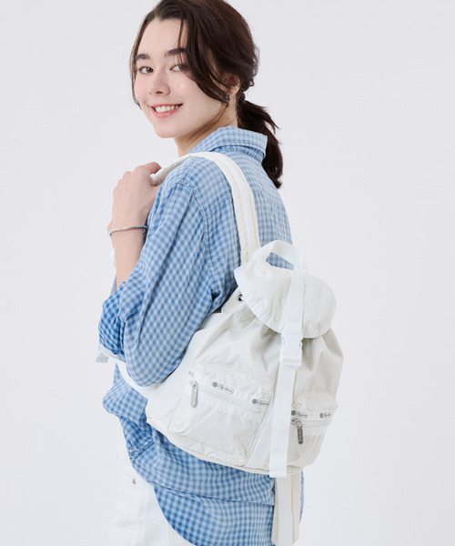 LeSportsac(レスポートサック)の「SMALL VOYAGER メレンゲ2(バックパック/リュック・レディース・ホワイト・FREE)」の1枚目の写真