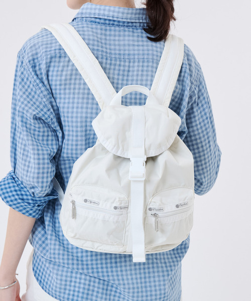 LeSportsac(レスポートサック)の「SMALL VOYAGER メレンゲ2(バックパック/リュック・レディース・ホワイト・FREE)」の2枚目の写真