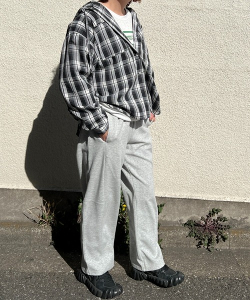 A.D.C.L.(エーディーシーエル)の「チェック柄 フード付き シャツ(シャツ/ブラウス・レディース・ブラック/ライトブルー・L/M)」の13枚目の写真