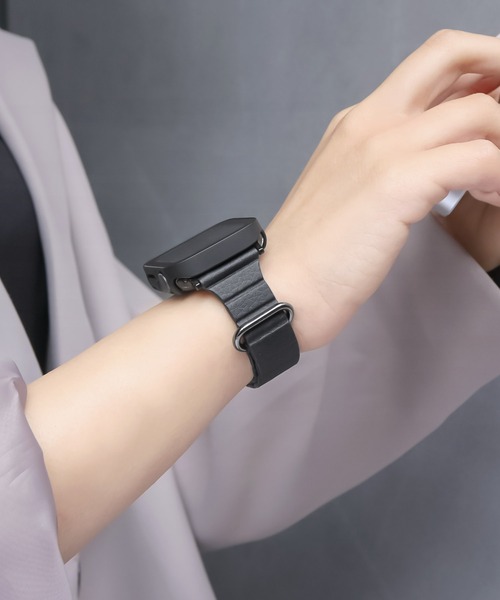 Urban Coral（アーバンコーラル）の「Apple Watch Band / アップルウォッチ くすみカラー スリム マグネット バンド / Urban Coral（デジタル腕時計・レディース・ブラウン系その他/オレンジ/ブラウン/ブラック/ベージュ/ピンク系その他/ゴールド系その他/ワインレッド・40mm/44mm）」の2枚目の写真