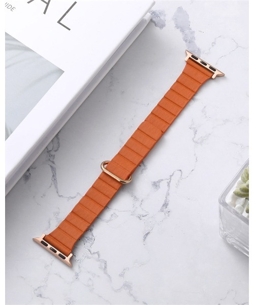 Urban Coral（アーバンコーラル）の「Apple Watch Band / アップルウォッチ くすみカラー スリム マグネット バンド / Urban Coral（デジタル腕時計・レディース・ブラウン系その他/オレンジ/ブラウン/ブラック/ベージュ/ピンク系その他/ゴールド系その他/ワインレッド・40mm/44mm）」の17枚目の写真
