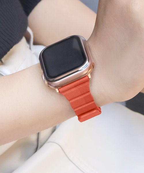 Urban Coral（アーバンコーラル）の「Apple Watch Band / アップルウォッチ くすみカラー スリム マグネット バンド / Urban Coral（デジタル腕時計・レディース・ブラウン系その他/オレンジ/ブラウン/ブラック/ベージュ/ピンク系その他/ゴールド系その他/ワインレッド・40mm/44mm）」の16枚目の写真