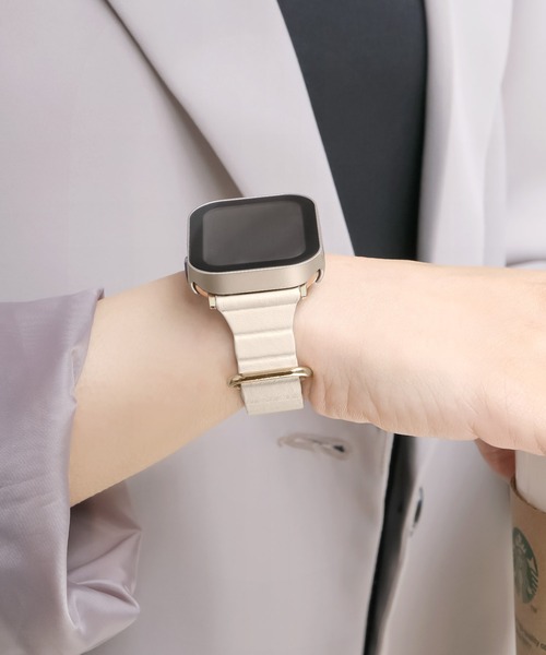 Urban Coral（アーバンコーラル）の「Apple Watch Band / アップルウォッチ くすみカラー スリム マグネット バンド / Urban Coral（デジタル腕時計・レディース・ブラウン系その他/オレンジ/ブラウン/ブラック/ベージュ/ピンク系その他/ゴールド系その他/ワインレッド・40mm/44mm）」の15枚目の写真