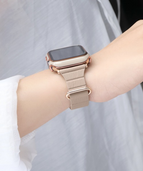 Urban Coral（アーバンコーラル）の「Apple Watch Band / アップルウォッチ くすみカラー スリム マグネット バンド / Urban Coral（デジタル腕時計・レディース・ブラウン系その他/オレンジ/ブラウン/ブラック/ベージュ/ピンク系その他/ゴールド系その他/ワインレッド・40mm/44mm）」の13枚目の写真