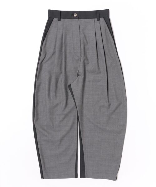 Vivienne Westwood(ヴィヴィアンウエストウッド)の「ウールトロブロッキング タックトラウザーズ(その他パンツ・レディース・グレー系その他2/ブルー系その他・FREE)」の1枚目の写真