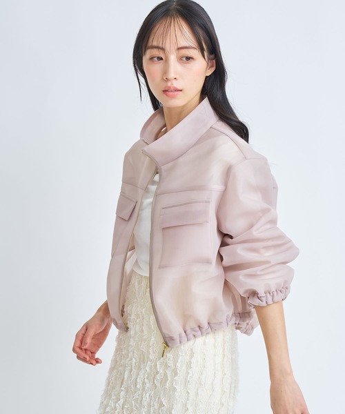 NOELA（ノエラ）の「シアーダンボールブルゾン（ブルゾン・レディース・ブラック/ベージュ・S/M）」の19枚目の写真