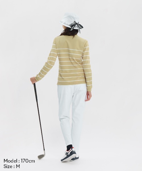 le coq sportif GOLF(ルコックスポルティフゴルフ)の「9分丈パンツ(その他パンツ・レディース・グリーン/ホワイト/ベージュ/ネイビー・S/M/L/XL/3L)」の20枚目の写真