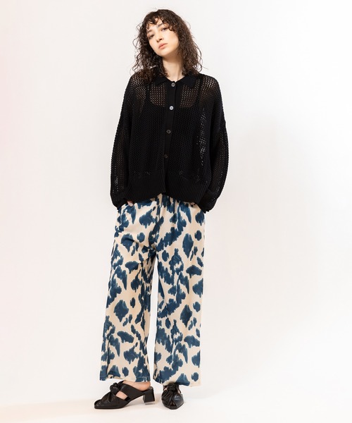 OSMOSIS(オズモーシス)の「プリントパンツ(その他パンツ・レディース・ブラック/ブルー/ベージュ・ONE SIZE)」の13枚目の写真