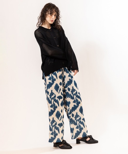 OSMOSIS(オズモーシス)の「プリントパンツ(その他パンツ・レディース・ブラック/ブルー/ベージュ・ONE SIZE)」の14枚目の写真