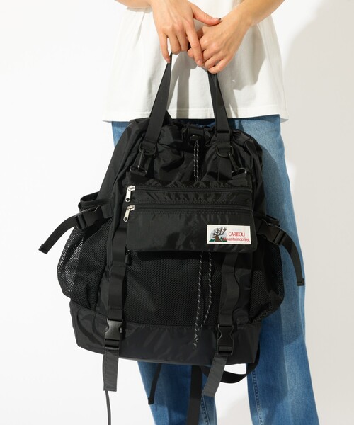 Caribou(カリブー)の「【CARIBOU MOUNTAINEERING】ORGANIZER POUCH / オーガナイザーポーチ / サコッシュ / ポーチ / ショルダーバッグ / 2WAY(ショルダーバッグ・レディース・ブラック/グレー・フリー)」の5枚目の写真