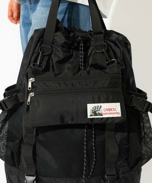 Caribou(カリブー)の「【CARIBOU MOUNTAINEERING】ORGANIZER POUCH / オーガナイザーポーチ / サコッシュ / ポーチ / ショルダーバッグ / 2WAY(ショルダーバッグ・レディース・ブラック/グレー・フリー)」の6枚目の写真