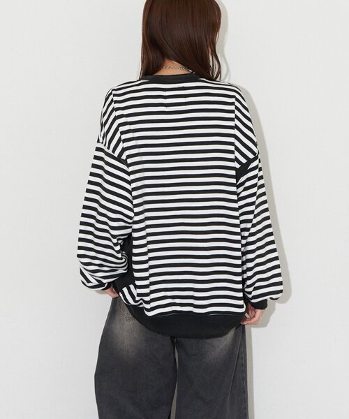 RePRODUCTION LABEL（リプロダクションレーベル）の「【RePRODUCTION LABEL / リプロダクションレーベル】セットインスウェット（パーカー・レディース・ネイビー/イエロー/ブラック/ベージュ/チャコールグレー/オレンジ/ピンク/レッド/サックスブルー・FREE）」の20枚目の写真