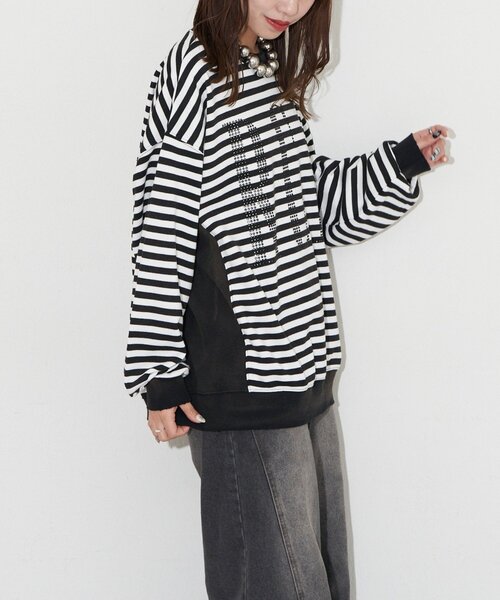 RePRODUCTION LABEL（リプロダクションレーベル）の「【RePRODUCTION LABEL / リプロダクションレーベル】セットインスウェット（パーカー・レディース・ネイビー/イエロー/ブラック/ベージュ/チャコールグレー/オレンジ/ピンク/レッド/サックスブルー・FREE）」の21枚目の写真