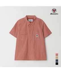 BOOVOOM（ブーブーム）の「[ビッグサイズ]ライトブリーズステッチワーク半袖シャツ（シャツ/ブラウス）」