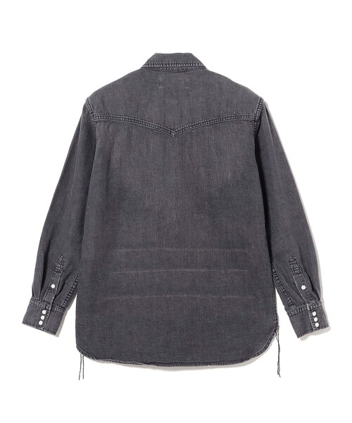 REMI RELIEF(レミレリーフ)の「【別注】REMI RELIEF / Denim Western shirt Classic Fit Fade Black(シャツ/ブラウス・メンズ・ブラック系その他4・SMALL/MEDIUM/X-LARGE/XX-LARGE/LARGE)」の5枚目の写真