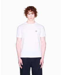 ARMANI EXCHANGE（アルマーニエクスチェンジ）の「【A|X アルマーニ エクスチェンジ】AXロゴ ワッフルエフェクト 半袖クルーネックTシャツ REGULAR（Tシャツ/カットソー）」