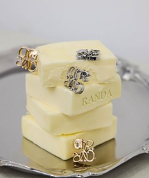 RANDA（ランダ）の「モノグラムデザインピアス（ピアス（両耳用））」