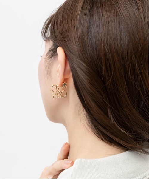RANDA（ランダ）の「モノグラムデザインピアス（ピアス（両耳用）・レディース・ゴールド/シルバー・FREE）」の5枚目の写真