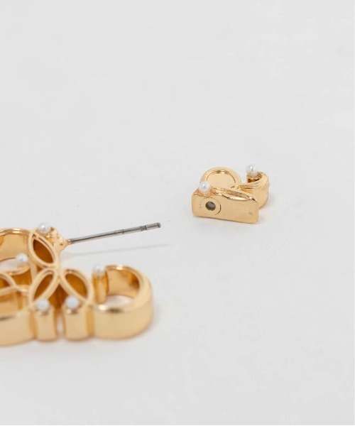RANDA（ランダ）の「モノグラムデザインピアス（ピアス（両耳用）・レディース・ゴールド/シルバー・FREE）」の9枚目の写真