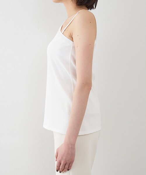 Whim Gazette(ウィムガゼット)の「【GEMINI】ワンショルダーカットソー(Tシャツ/カットソー・レディース・オフホワイト/チャコールグレー・FREE)」の10枚目の写真