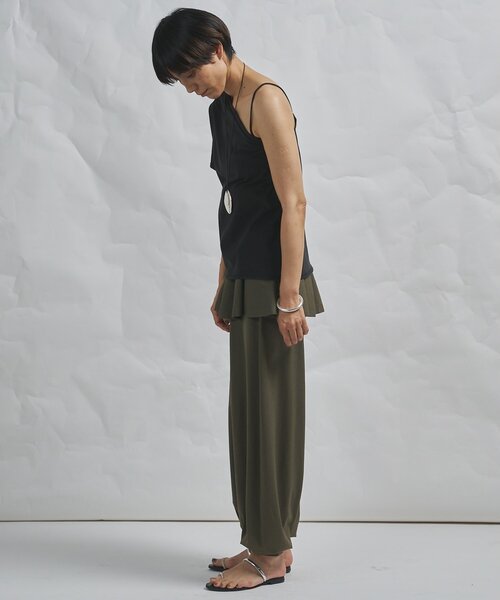 Whim Gazette(ウィムガゼット)の「【GEMINI】ワンショルダーカットソー(Tシャツ/カットソー・レディース・オフホワイト/チャコールグレー・FREE)」の18枚目の写真